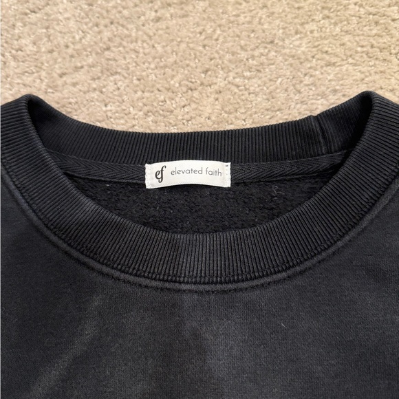 Women's Black Sweatshirt by W.W.T.C. - Picture 4 of 4